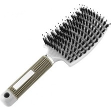 Mingming Shop Beyaz Stil 6 Renkler Fırça Brosse Demelante Kadın Kadın Saç Derisi Masaj Tarak Kıl ve Naylon Popbrush Saç Fırçası Dolaşık Açıcı Naylon Fırça (Yurt Dışından)