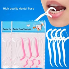 Mingming Shop Nude Tarzı Pcs Dental Flossing Family Packing Safety Disposable Toothpicks Stick Oral Care Stain Remove Oral Cleaning Tools Tslm1 (Yurt Dışından)