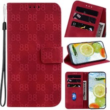 MY Boutique1 Samsung Galaxy S23 Fe 5g Için Telefon Kılıfı Kart Tutucu Çift 8 Kabartmalı Pu (Yurt Dışından)