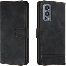 MY Boutique1 Oneplus Nord 2 5g Flip Için Telefon Kılıfı Folio Cüzdan El Kayışı Kart Yuvaları (Yurt Dışından)