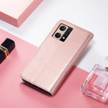 MY Boutique1 Oppo Case 7 4g Için Kılıf Kapak Çevirin Kılıf Dört Yapraklı Yonca Zarif (Yurt Dışından)