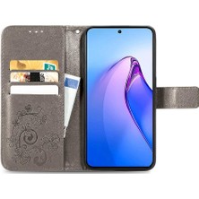 MY Boutique1 Oppo Oppo 8 Pro Flip Kapak Kılıf Için Dört Yapraklı Yonca Iş (Yurt Dışından)