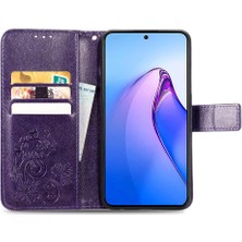 MY Boutique1 Oppo Oppo 8 Pro Flip Kapak Kılıf Için Dört Yapraklı Yonca Iş (Yurt Dışından)