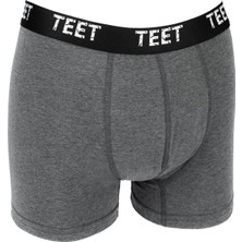 Teet Erkek Boxer Pamuklu Desenli Deluxe 5'li Set