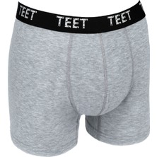 Teet Erkek Boxer Pamuklu Desenli Deluxe 5'li Set