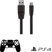 Philips Playstation 4 Ile Uyumlu Joystick Şarj Kablosu 3A 45W Usba To Universal Micro Hızlı Data Şarj Kablosu 1.8m DLC2519CB/97