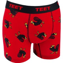 Teet Erkek Boxer Pamuklu Desenli Deluxe 5'li Set