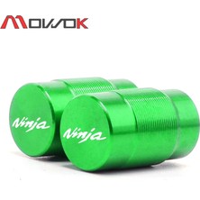 Pengfushop5 Yeşil Stil Kawasakı Nınja Için Ninja R ZX14R ZX10R ZX6R Motosiklet Tekerleği Lastik Vana Kapakları C Alüminyum Hava Geçirmez Kapakları (Yurt Dışından)