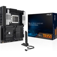 Asus Pro Ws Trx50-Sage Wıfı Amd Trx50 Str5 Ddr5 8000 3X M2 Usb3.2 Wifi 7 + Bt 10Gbit + 2.5Gbit Lan Ceb (Pro Ws Trx50-Sage Wıfı) Anakart