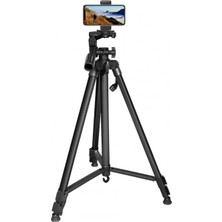 Dymax 135CM Tripod Cep Telefonu Video Kamera Projeksiyon Cihazı Uyumlu Telefon Tutuculu Üç Ayak Tripod