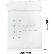 Benagee Elektrikli Süpürge Ek Parçaları Temizleme Aksesuarları Elektrikli Süpürge VK135 VK136 30 Toz Torbası Için Fit (Yurt Dışından)