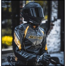 Scoyco 4 Mevsim Mont JK187 Gold - Xxl