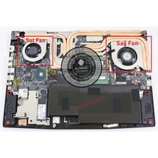 Msı GF63 Thin 10SC-004TR Notebook Cpu, Gpu Fanı, Işlemci ve Ekran Kartı Fanı (1 Adet)