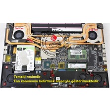 Msı GE63 Raider Rgb 8SF-249TR, Rgb 8SF-258XTR Notebook Gpu,vga Ekran Kartı Fanı (Msi) L