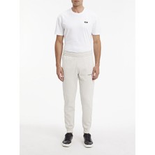 Calvin Klein Erkek Pamuklu Relaxed Fit Yüksek Bel Bej Eşofman Altı K10K109940-ACE