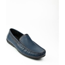 Nobel 1047 Lacivert Deri Erkek Günlük Ayakkabı