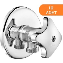 E.C.A 10 Adet Eca Filtreli Klozet Taharet (Ara) Musluğu Rozetli 102111128