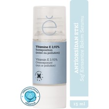 Etat Pur Pure Active Vitamin E Antioksidan Etkili Nemlendirici Saf Konsantre Bakım Serumu 15 ml Kuru Ciltler