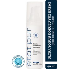 Etat Pur Ultra Rich Moisturizing Balm Ultra Yoğun Dokulu Yüz Nemlendirici Bakım Kremi 40 ml Çok Kuru Cilt