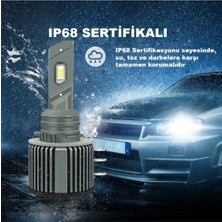 Erlight Fiat Egea LED Xenon Uzun Far Ampulu Gündüz Ledli H15