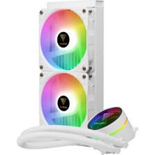 Gamdıas 240MM Chıone M3-240W Rgb AM5-1700 Sıvı Soğutmalı Işlemci Fanı Beyaz