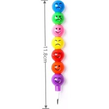 Nostaljik Lezzetler Emoji Yumurtlayan Yuvarlak Kurşun Kalem 4 Grup 28 Uç