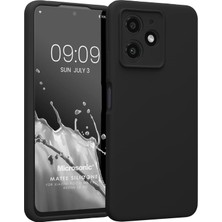 Microsonic Matte Silicone Xiaomi Poco M6 Pro 5g Kılıf Siyah