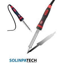 Solinpatech 60W Profesyonel Lehim Makinesi Yüksek Sıcaklığa Dayanıklı Resistörlü Kalem Havya (Lehim Teli Hediye)