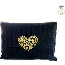 Aysena Kıdam Concept Store Akcs Kadın Gold Leopar Nakışlı El Çantası/clutch