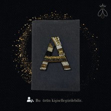 Aysena Kıdam Concept Store Akcs A Harfi Boncuklu Işlemeli Özel Tasarım DEFTER(115*21)