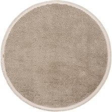 Cool Halı Vetrina 3602 Vizon Yumuşak Halı Kilim Salon Mutfak Koridor Kesme Yolluk Yuvarlak Makine Halısı