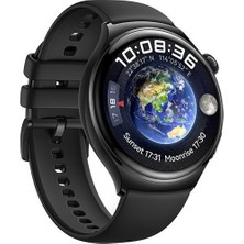 Winex Watch 4 Pro Curved Amoled Ekran Android İos HarmonyOs Uyumlu Akıllı Saat Siyah