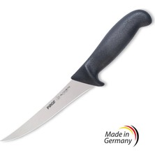 Pirge Butcher's Germany Sıyırma Bıçağı Kıvrık Sert 13 cm Siyah