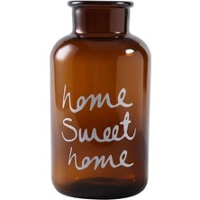 binbirdemet Home Sweet Amber Cam Vazo