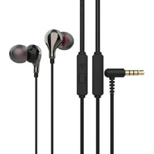 Linktech E80 Stereo Mikrofonlu 3.5mm Kulak Içi Kablolu Kulaklık