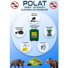 POLAT 220V ADAPTÖRLÜ PRO 1000 Metre (10-15 DÖNÜM) Elektrikli Çit