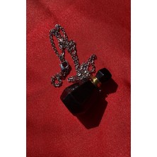 Rahan Kolye Doğal Taş Iksir Parfüm Şişe Opsidyen Kolye