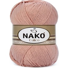 Nako Calico Pamuk Cotton El Örgü Ipi Ipliği Yünü
