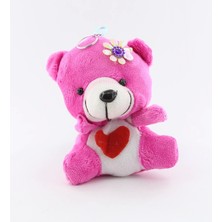 Ozka Leather Collection Pembe Peluş Ayıcık Anahtarlık
