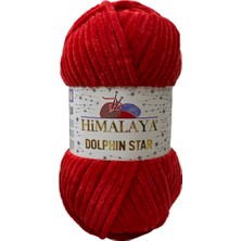 Himalaya Dolphin Star Simli Kadife El Örgü Ipliği 100 gr