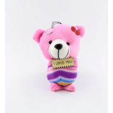 Ozka Leather Collection Pembe Ayıcık Anahtarlık
