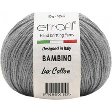 Etrofil Bambino Lüx Cotton Amigurumi Ipi El Örgü Ipi 50 Gr. 70908