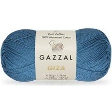 Gazzal Giza 50 Gr. Merserize Pamuk Iplik Amigurumi Ipi El Örgü Ipliği 2479