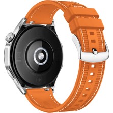 AktarMobile Honor Magic Watch / Watch 2 46 mm Uyumlu Dokuma & Silikon Kordon Dikişli Örgü Kayış Metal Toka