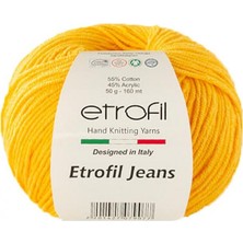Etrofil Jeans Amigurumi Ipi El Örgü Ipi 50 Gr. 006