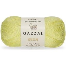 Gazzal Giza 50 Gr. Merserize Pamuk Iplik Amigurumi Ipi El Örgü Ipliği 2459