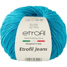 Etrofil Jeans Amigurumi Ipi El Örgü Ipi 50 Gr. 022