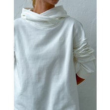 Vesado Kapüşonlu Oversize Sweatshirt