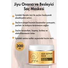 Jiyu Yıpranmış Saçlar İçin Onarıcı ve Besleyici Keratin Saç Bakım Maskesi 300 ml