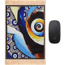 Bursa İpek Saks Dekoratif Küçük Halı Mousepad